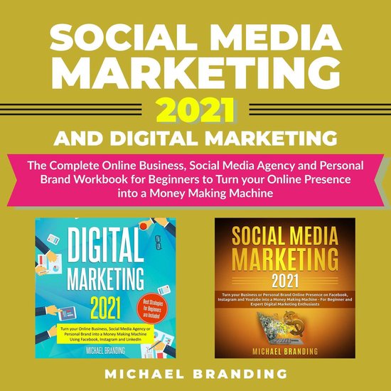 Social Media Marketing 2021 and Digital Marketing - cover