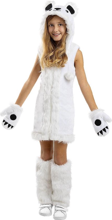 FUNIDELIA Ijsbeer kostuum voor meisjes Dieren - jaar cm) - Wit