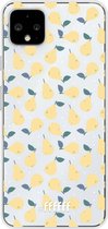 6F hoesje - geschikt voor Google Pixel 4 XL -  Transparant TPU Case - Pears #ffffff