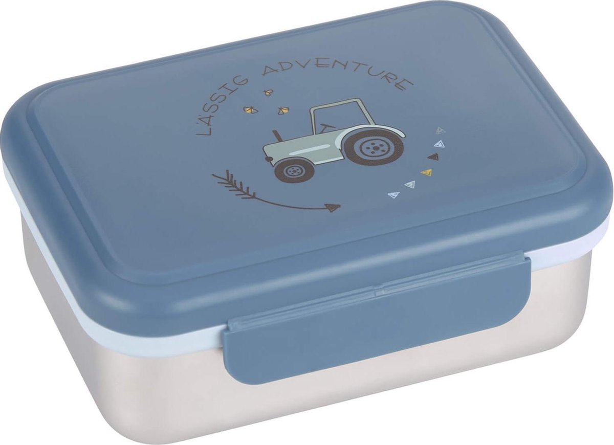 Lässig Lunchbox Stainless Steel, Adventure Tractor