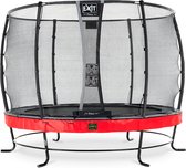 EXIT Elegant Premium trampoline ø305cm met Deluxe veiligheidsnet - rood