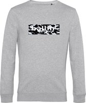 Heren Sweaters met Ballin Est. 2013 Camo Block Sweater Print - Grijs - Maat S