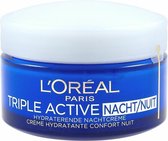 L'Oréal Paris Triple Active Nachtcrème - 2 x 50 ml - Voordeelverpakking