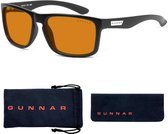 GUNNAR Gaming- en Computerbril - Intercept, Onyx Frame, Amber MAX Tint - Blauw Licht Bril, Beeldschermbril, Blue Light Glasses, Leesbril, UV Filter