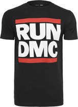 Urban Classics Run DMC Heren Tshirt -L- Run DMC Logo Zwart