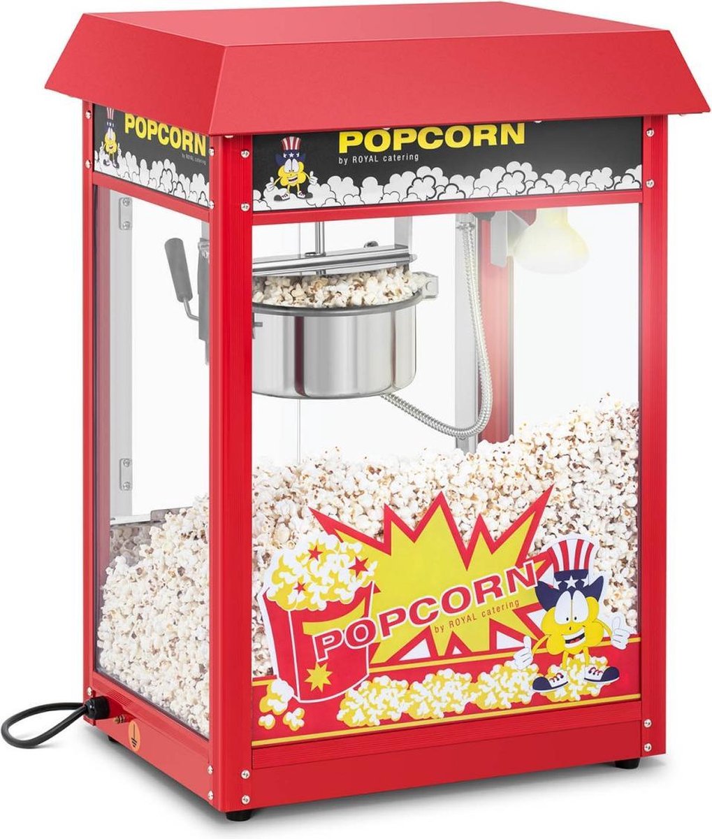 Royal Catering Popcorn Machine Rood dak