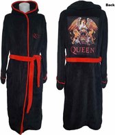 Badjas Queen -M / L- Classic Crest Zwart