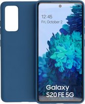 Samsung Galaxy S20 FE Hoesje Fashion Backcover Telefoonhoesje Navy
