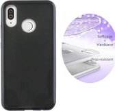 BackCover Layer TPU + PC - Telefoonhoesje - Hoesje voor Huawei Y9 2019 - Zwart