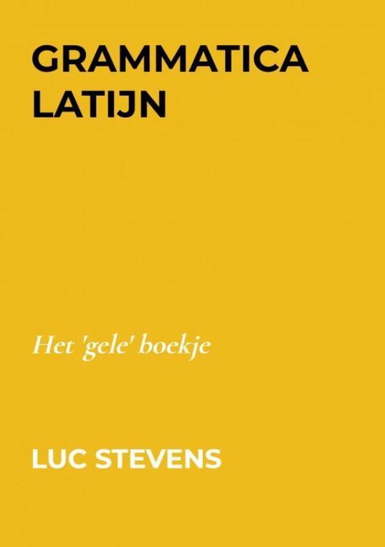 Grammatica Latijn - cover