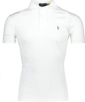 Polo Ralph Lauren  Polo Wit Aansluitend - Maat S - Heren - Lente/Zomer Collectie - Katoen