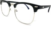 JPR Glasses Retro Computerbril Zwart - Met Accessoires - Blauw Licht Bril - Computer Bril - Game Bril - Blauwlicht Filter - Blue Light Glasses