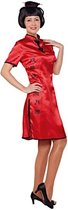 Witbaard Verkleedjurk Kimono Dames Polyester Rood Maat M/l