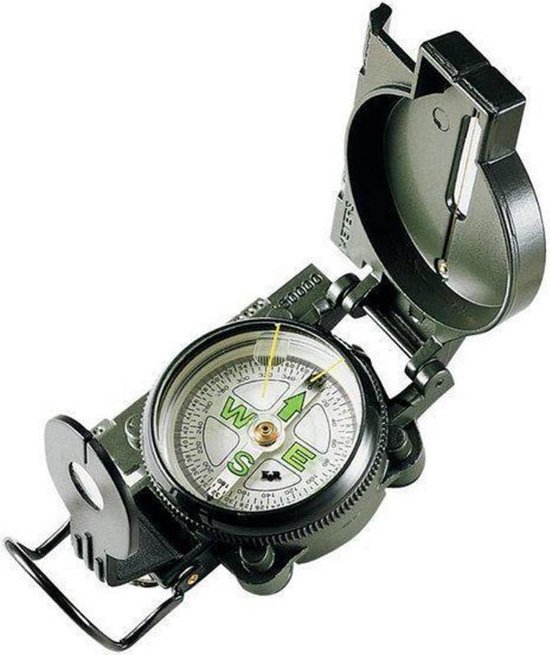 Lenskompas Metaal - zak kompas - Groen
