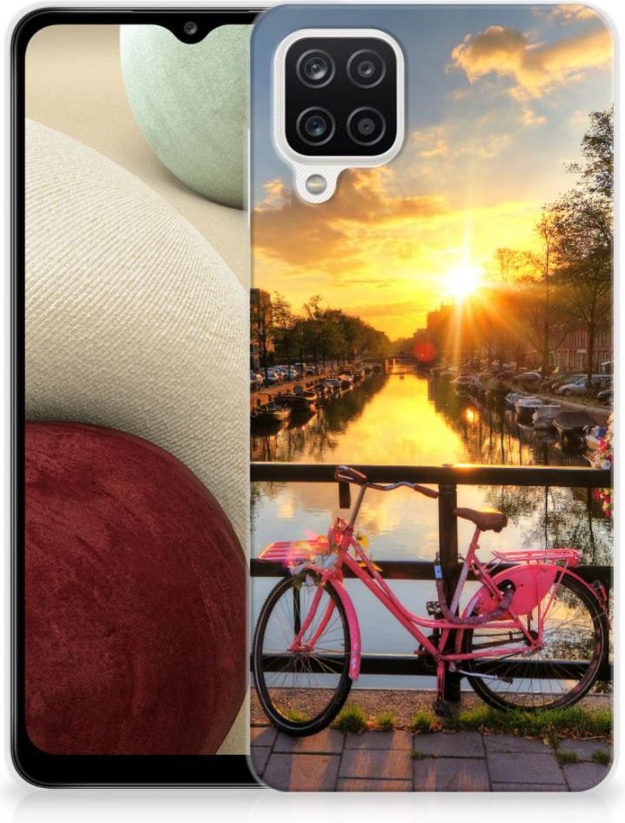 Samsung Galaxy A12 Siliconen Back Cover Amsterdamse Grachten