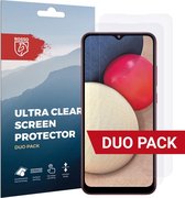 Rosso Samsung Galaxy A02S Ultra Clear Screen Protector Duo Pack