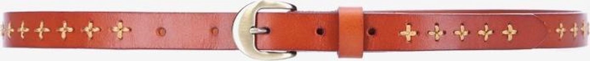 Sissy-Boy - Cognac riem met borduursels - 95