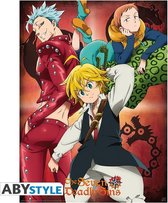 ABYstyle The Seven Deadly Sins Ban King and Meliodas  Poster - 38x52cm