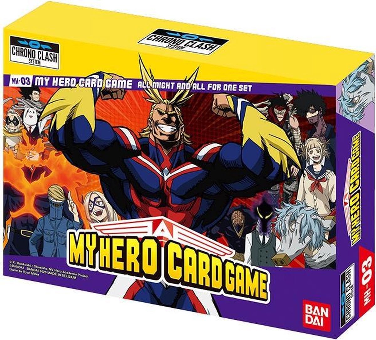 Merkloos Sans marque MY HERO ACADEMIA CARD GAME – Decks All Might & All For One x1