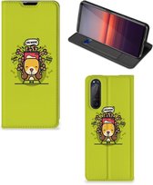 Flipcover Sony Xperia 5 II Smartphone Hoesje Doggy Biscuit