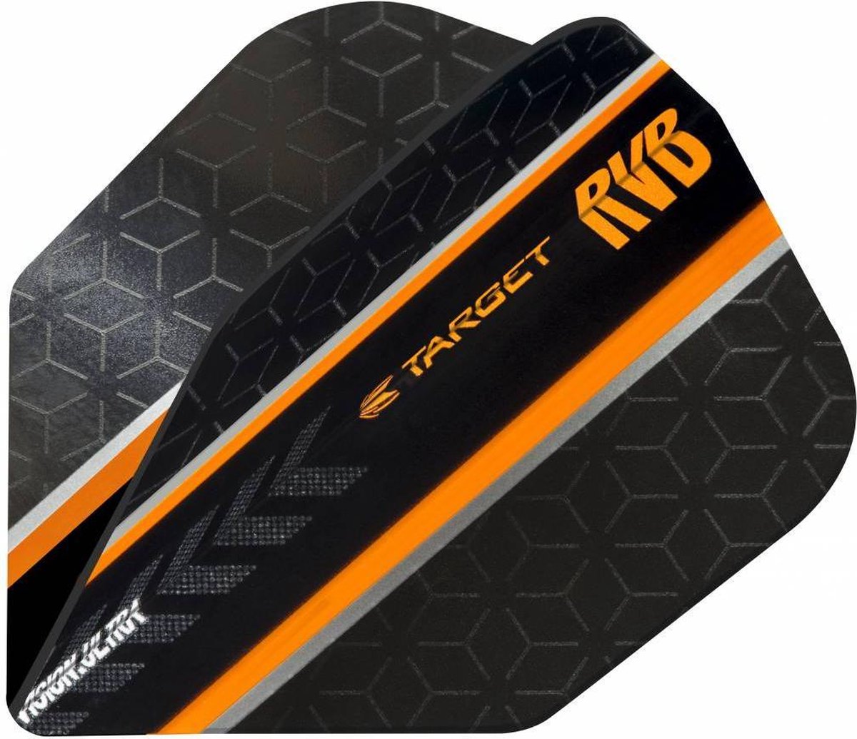 Target Vision Ultra Spectrum Dart – Farbe Orange (No6), Mit UV-Chevron-Griff Für Besseren Halt, Auffälliges Design