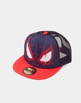Marvel SpiderMan Kinderpet Face Blauw/Rood