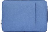 11.6 - 12 inch sleeve met extra vak - licht blauw