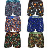 GIANVAGLIA Boxershorts 6-pack - Maat XXL