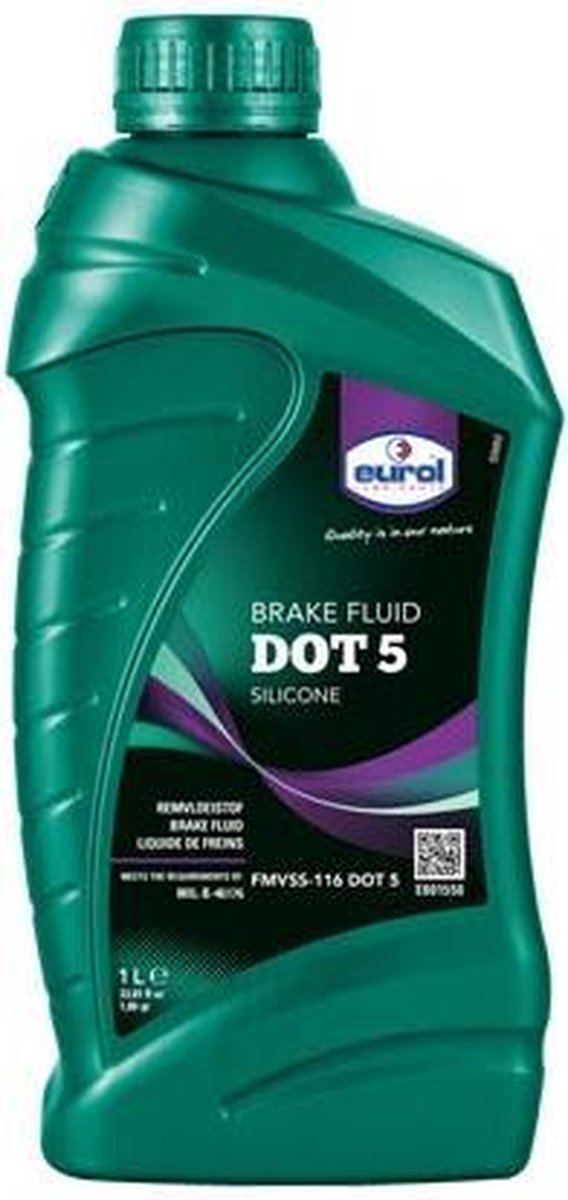 Eurol Brake Fluid DOT 5 Silicone 1L bol