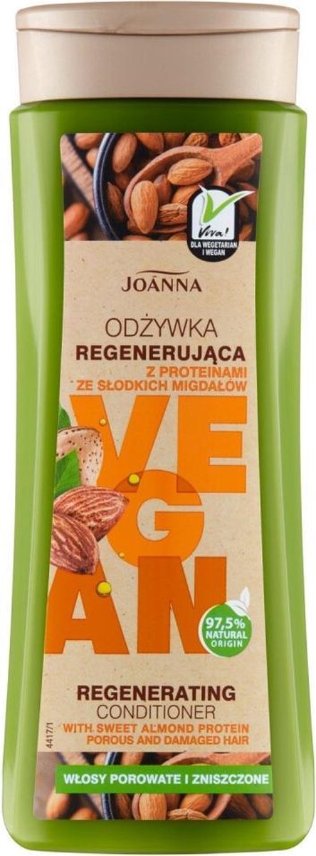 Joanna - Vegan Regenerating Conditioner Regenerating Conditioner From Proteins From Almonds 300Ml