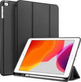 Accezz Smart Silicone Bookcase iPad 10.2 (2019 / 2020 / 2021) tablethoes - Zwart