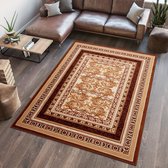 Tapiso Atlas PP Vloerkleed Bruin Oriental Woonkamer Tapijt Maat- 100x200