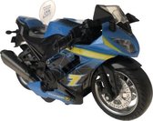 Toys Amsterdam Motor 12 Cm Led Die-cast Blauw/geel