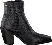 Notre-V 30128 Enkellaarsjes - Enkelboots - Dames - Zwart - Maat 39