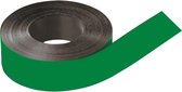 Beschrijfbare magneetband, groen 50mm, 30m/rol