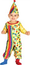 FIESTAS GUIRCA, SL - Déguisement de clown coloré pour bébé - 80/86 (6-12 mois) - Déguisements enfants