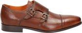 Van Lier heren nette schoen - Cognac - Maat 43,5