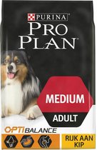 4x Pro Plan Optibalance Adult Medium 3 kg