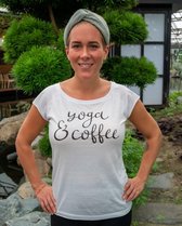 Yogashirt bamboe Yoga & Coffee