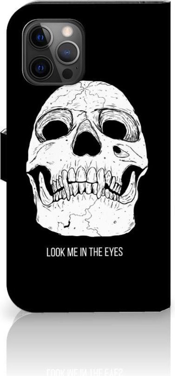 Telefoonhoesje met Naam Apple iPhone 12 Pro Max Skull Eyes