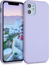 kwmobile telefoonhoesje voor Apple iPhone 11 - Hoesje voor smartphone - Back cover in pastel-lavendel