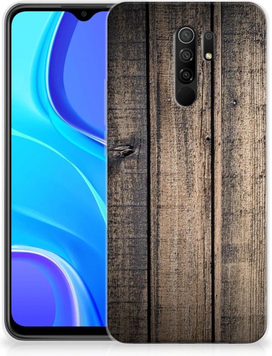 Xiaomi Redmi 9 Bumper Hoesje Steigerhout
