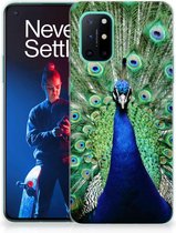 Siliconen Back Cover OnePlus 8T GSM Hoesje Pauw