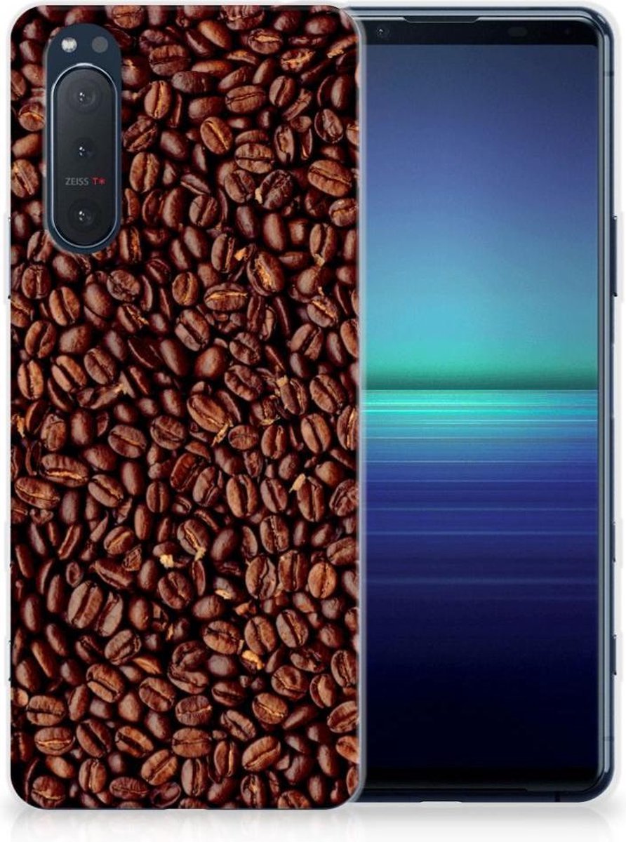 Sony Xperia 5II Siliconen Case Koffiebonen