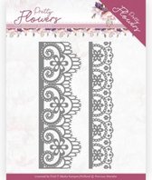 Lace Border Pretty Flowers Cutting Die by Precious Marieke