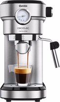 Cecotec Espressomachine Cafelizzia 790 Steel Pro. 1350 W, Voor espresso en cappuccino, Snelle opwarming door Thermoblock, 20 bar