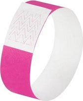 Sigel SI-EB220 Evenementenbandjes Super Soft, 255x25mm 520 Stuks Neon Roze