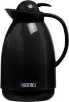 Black push Schenkkan - Koffiekan - Theekan - Thermoskan - Isoleerkan - - 1 liter zwart