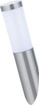 LED Tuinverlichting - Buitenlamp - Laurea 1 - Wand - RVS - E27 - Rond - BSE