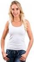 Garage 703 - Dames Singlet Bodyfit wit L 95% katoen 5% elastan